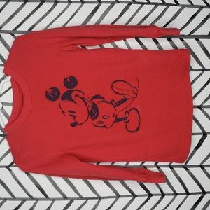 Long sleeve Mackey Mouse Henley 3T
